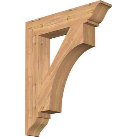 Ekena Millwork Westlake Traditional Smooth Bracket, Western Red Cedar, 5 1/2"W x 30"D x 36"H BKT06X30X36WTL01SWR